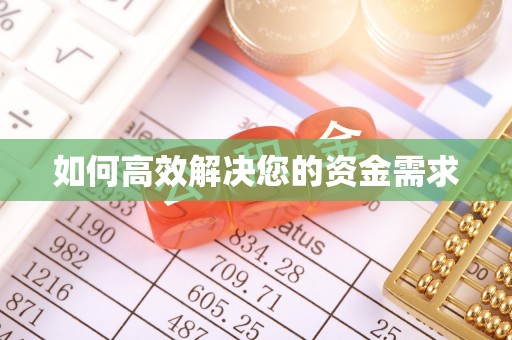 伊犁哈萨克如何高效解决您的资金需求